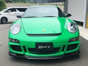 ポルシェ 911(Type997) ＧＴ３ＲＳ特注色シグナルグリーン