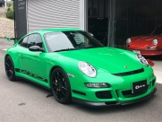 ポルシェ 911(Type997) ＧＴ３ＲＳ特注色シグナルグリーン