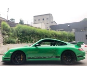 ポルシェ 911(Type997) ＧＴ３ＲＳ特注色シグナルグリーン