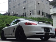 ポルシェ ケイマン S　マットブラックツートン