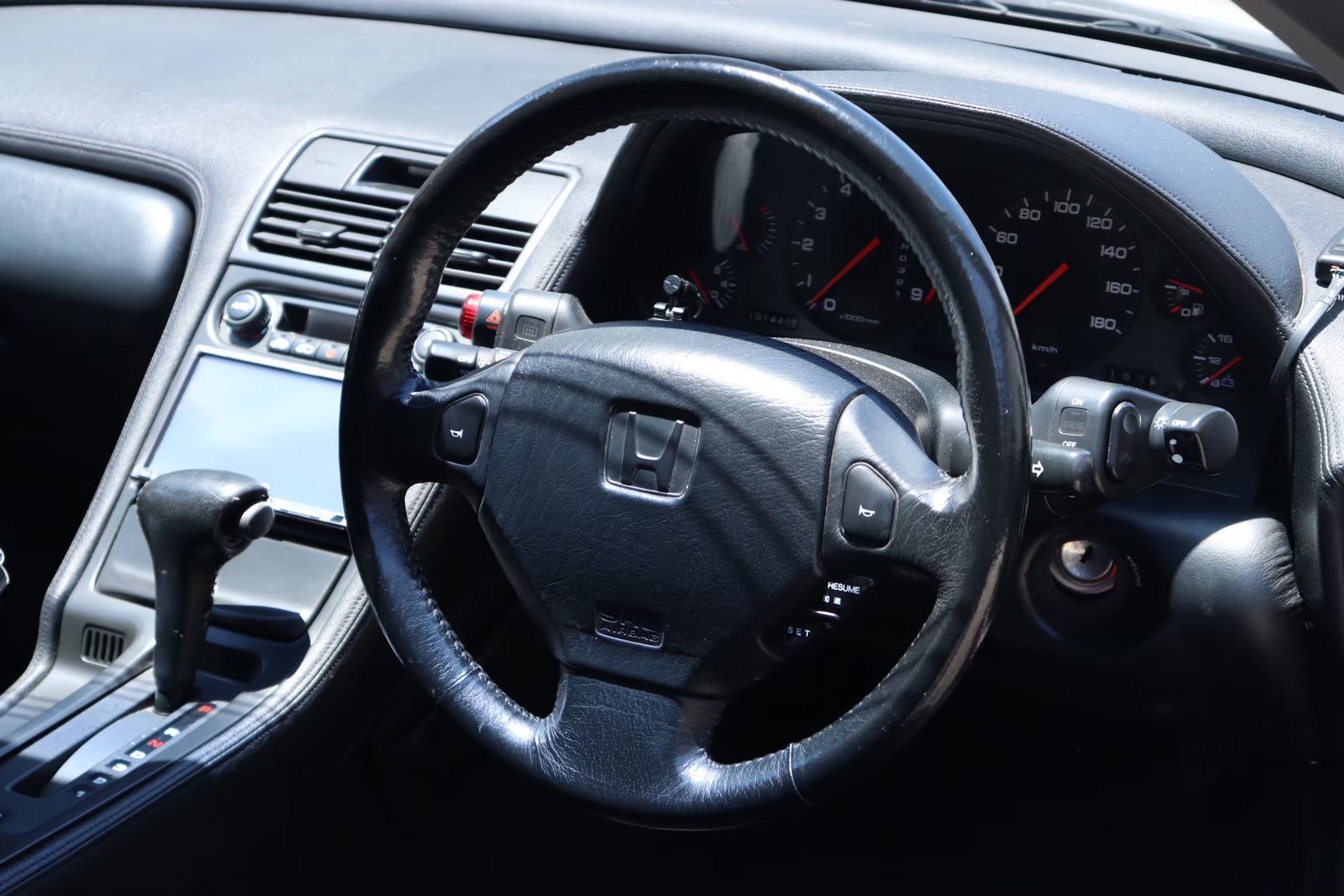 NSX 査定 1990年式AT車の内装とステアリングまわり