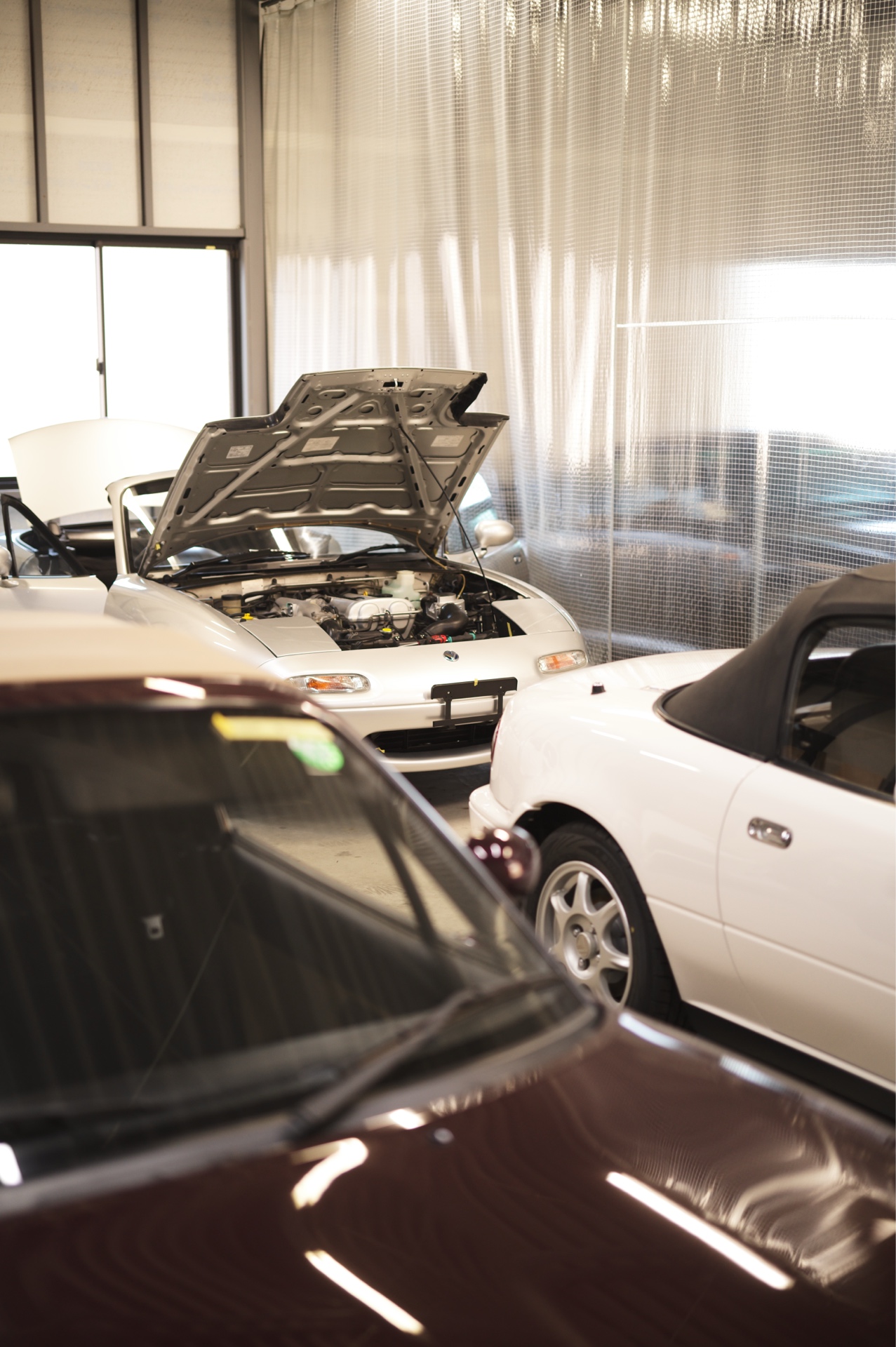 ユーノスロードスターの機関まわり